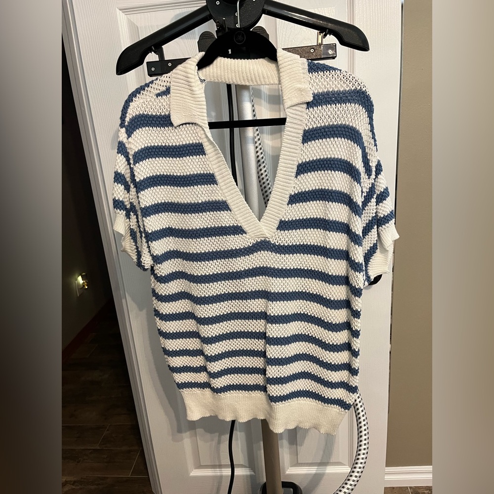 Sew In Love Open Back Sweater